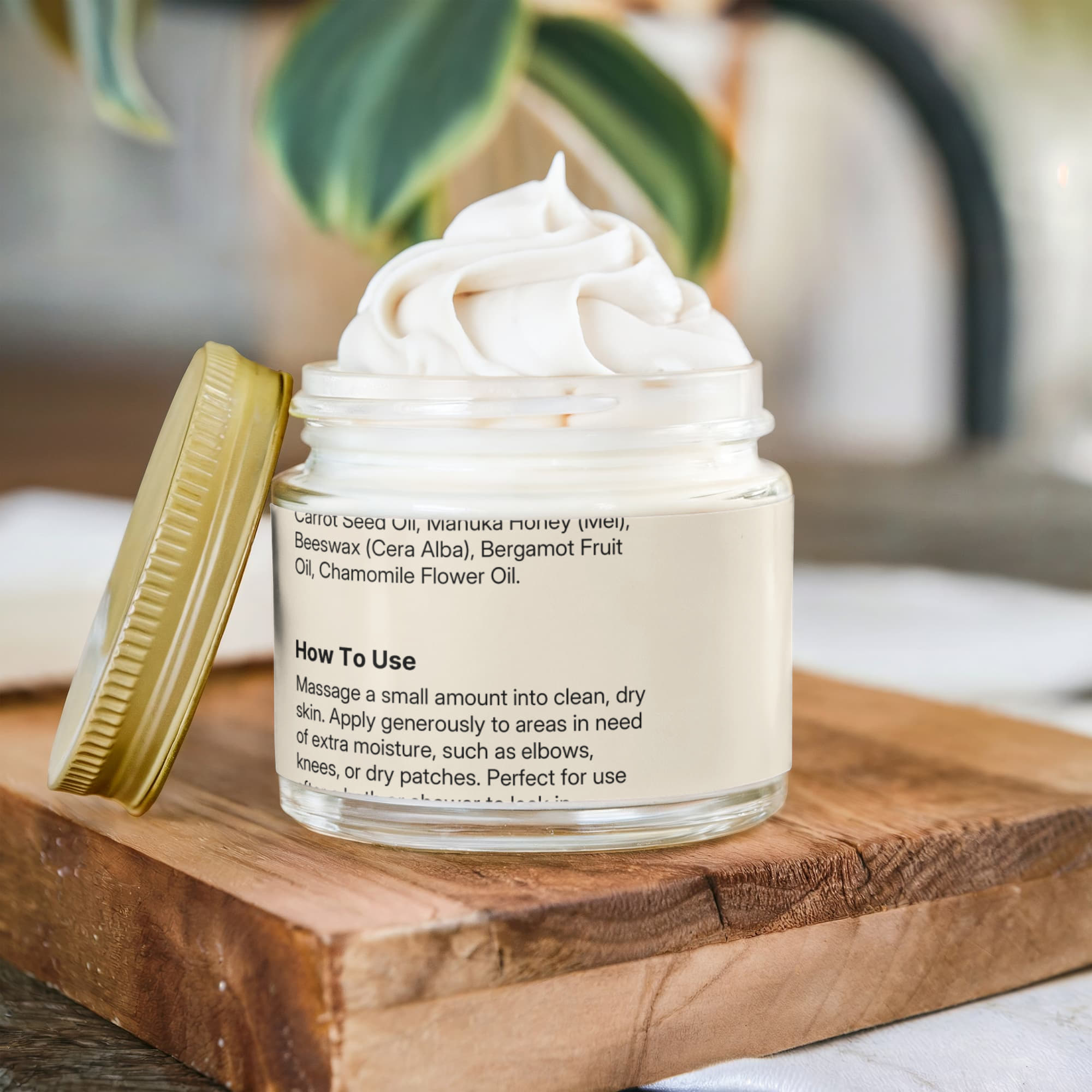 Whipped Grass-Fed Tallow Balm with Vanilla Bean